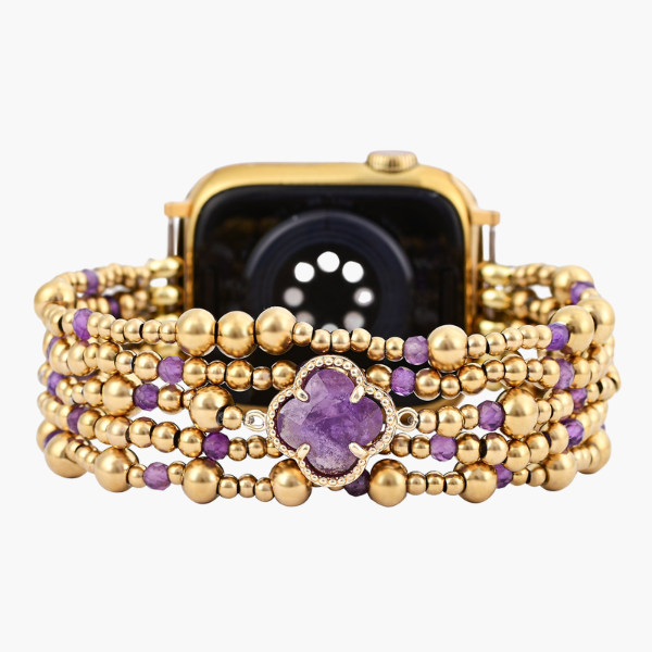Imperial Amethyst Beschermende Stretch Apple Watch Band