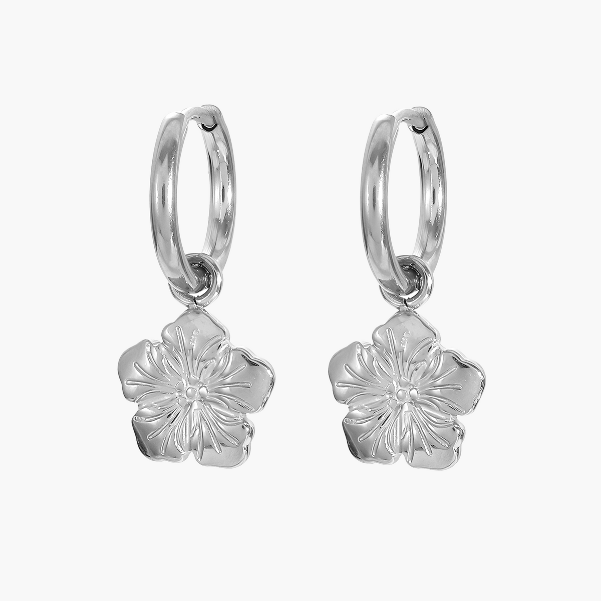 Bloom Charm Hoops