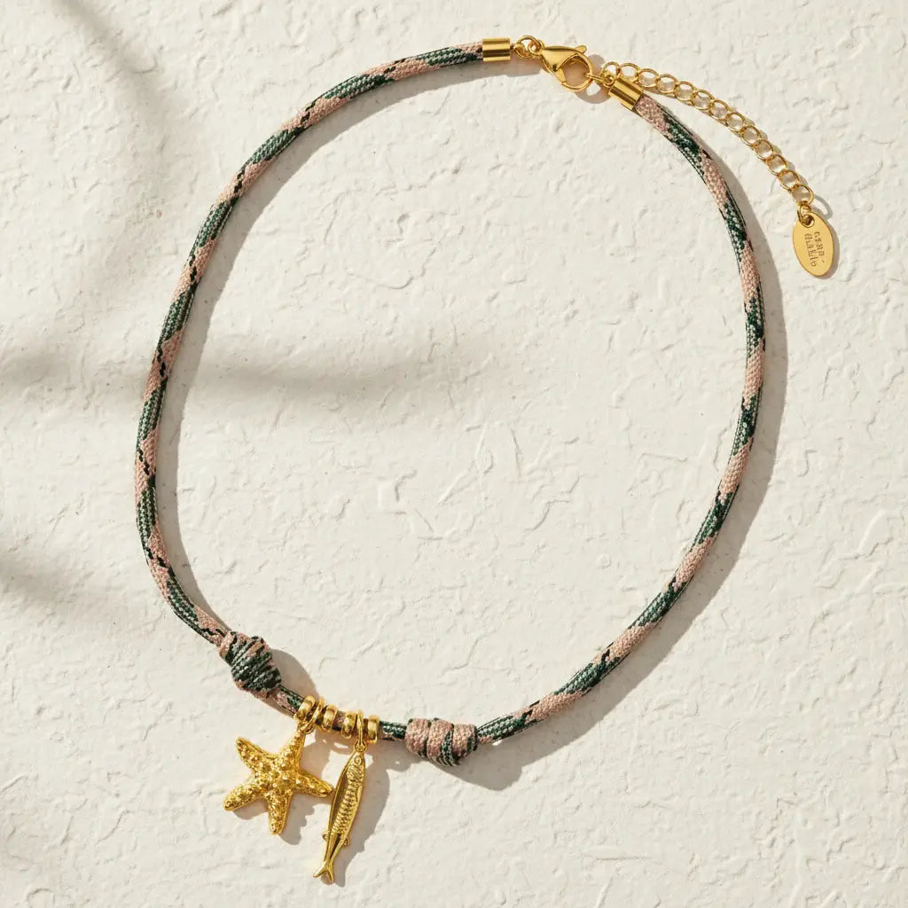 Kust Zeester Bedel Ketting