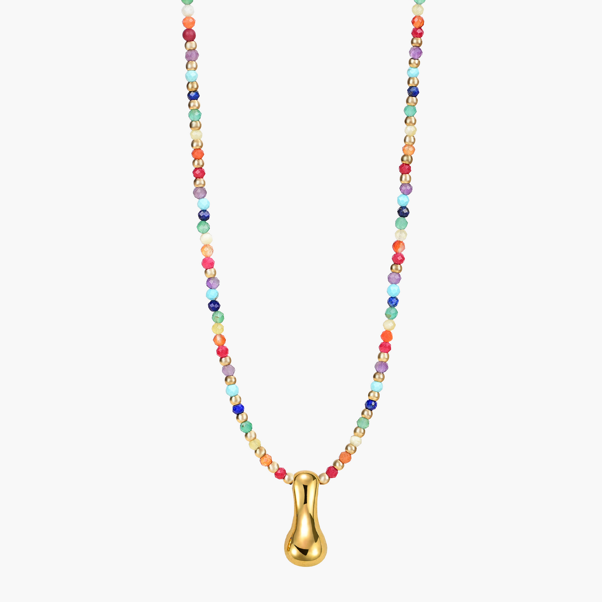Rainbow Bubble Initial Ketting