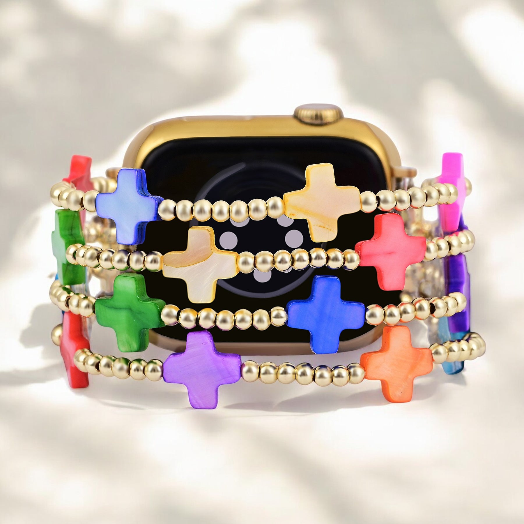 Chakra Cross Stretch Apple Watch-band