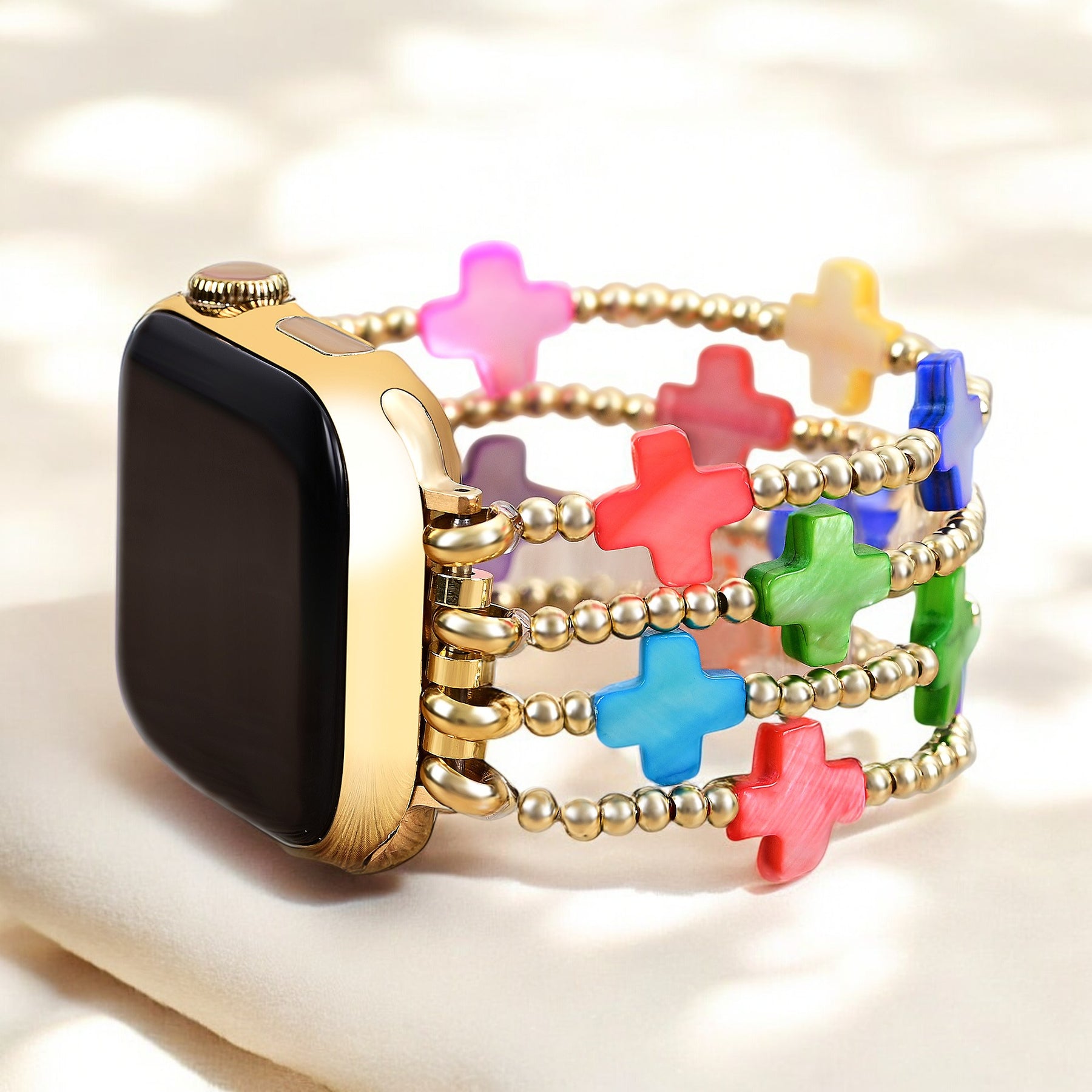 Chakra Cross Stretch Apple Watch-band
