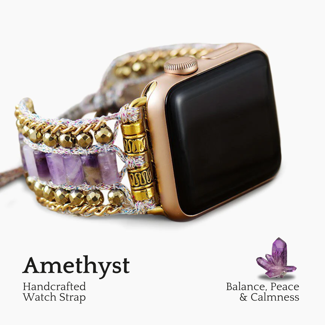 Majestueuze Amethist Apple Watch Band