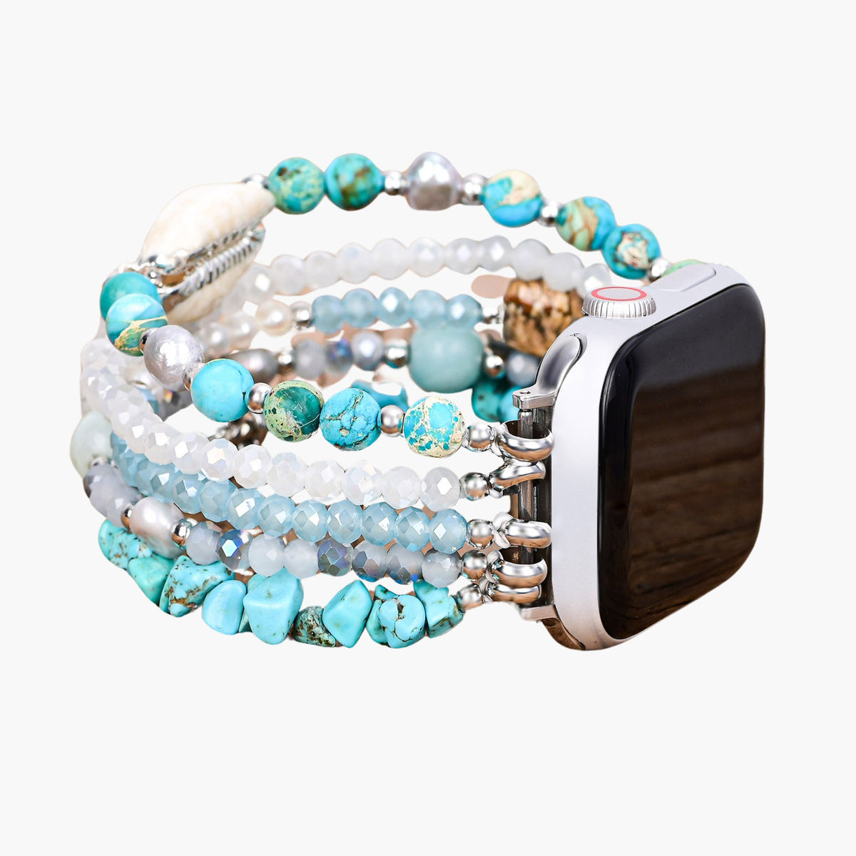 Intense Jasper Glimmer Stretch Apple Watch-band