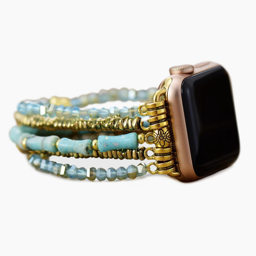 Jade Glimmer Stretch Apple Watch-band