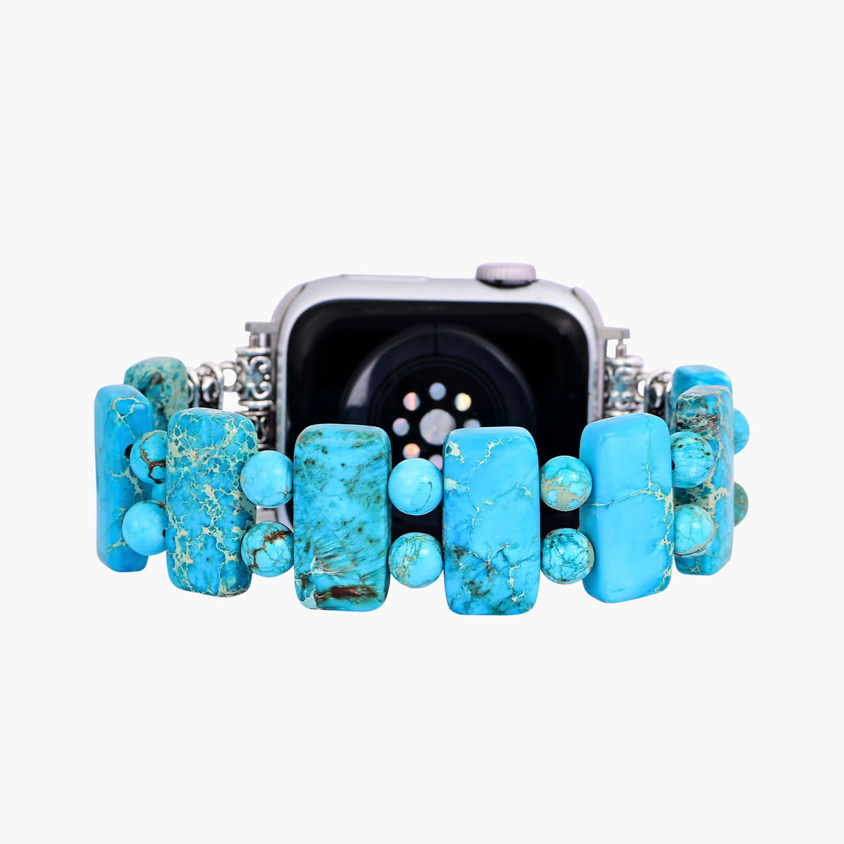 Serenity Turquoise Stretch Apple Watch Bandje