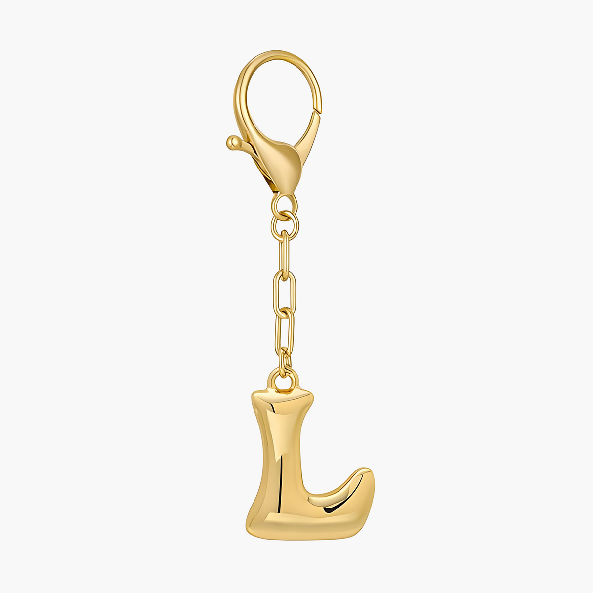 Bubbelletter Initiaal Sleutelhanger & Tasbedel