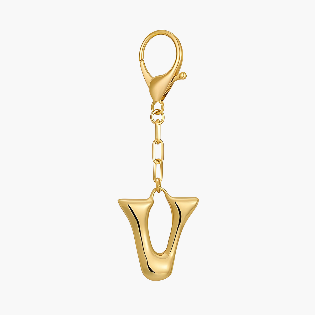 Bubbelletter Initiaal Sleutelhanger & Tasbedel