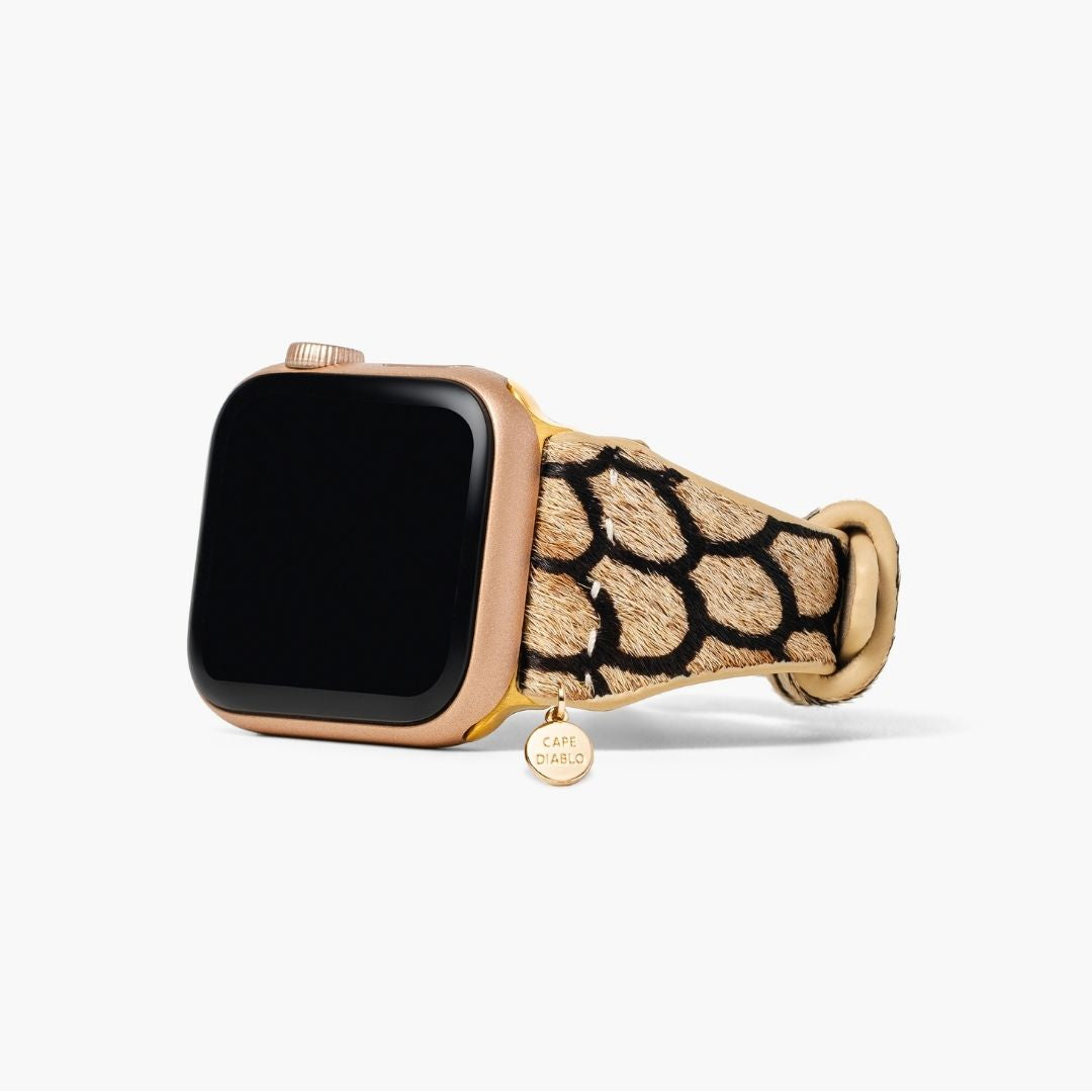 Midnight Scales leren Apple Watch bandje