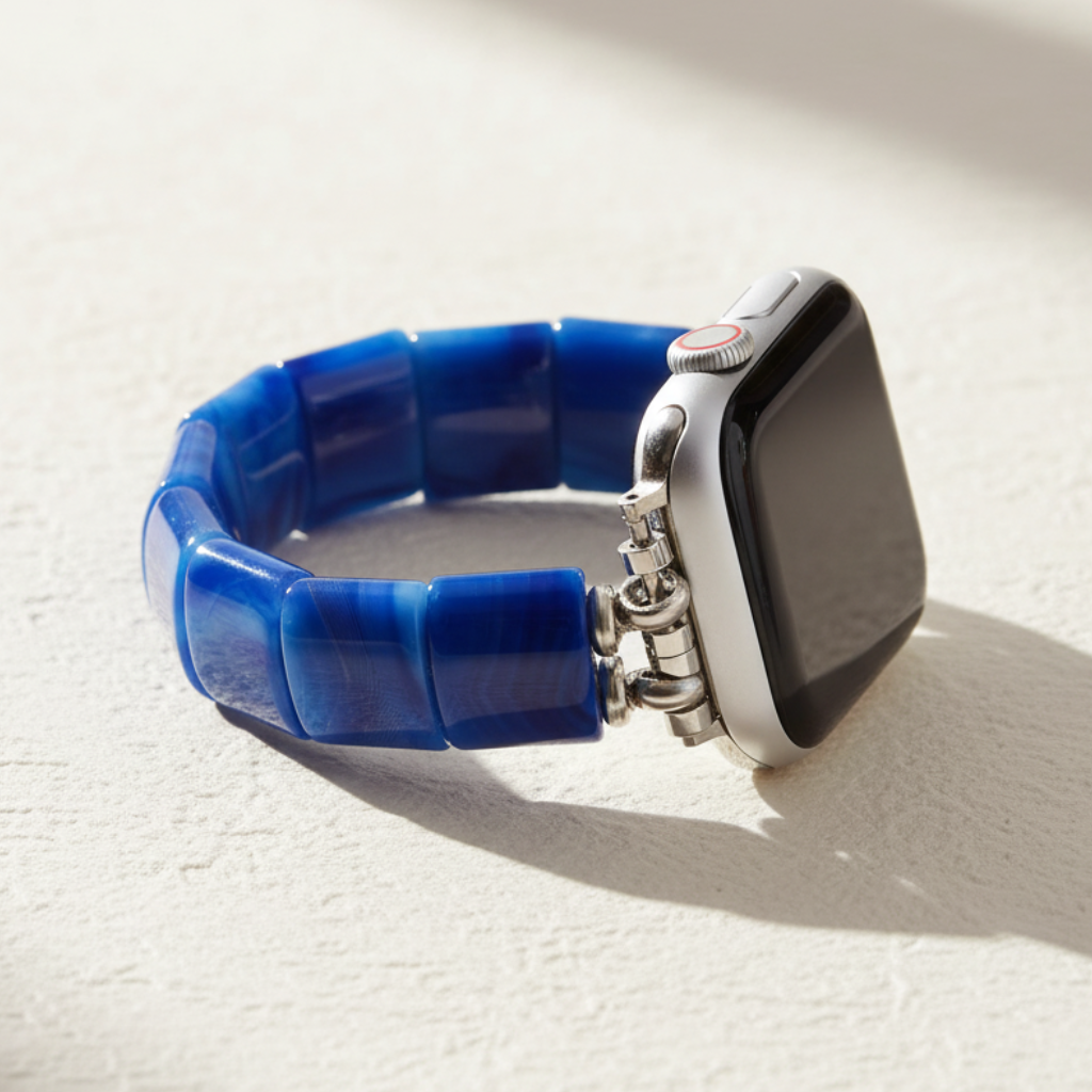 Oceanic Bliss Stretch Apple Watch-band
