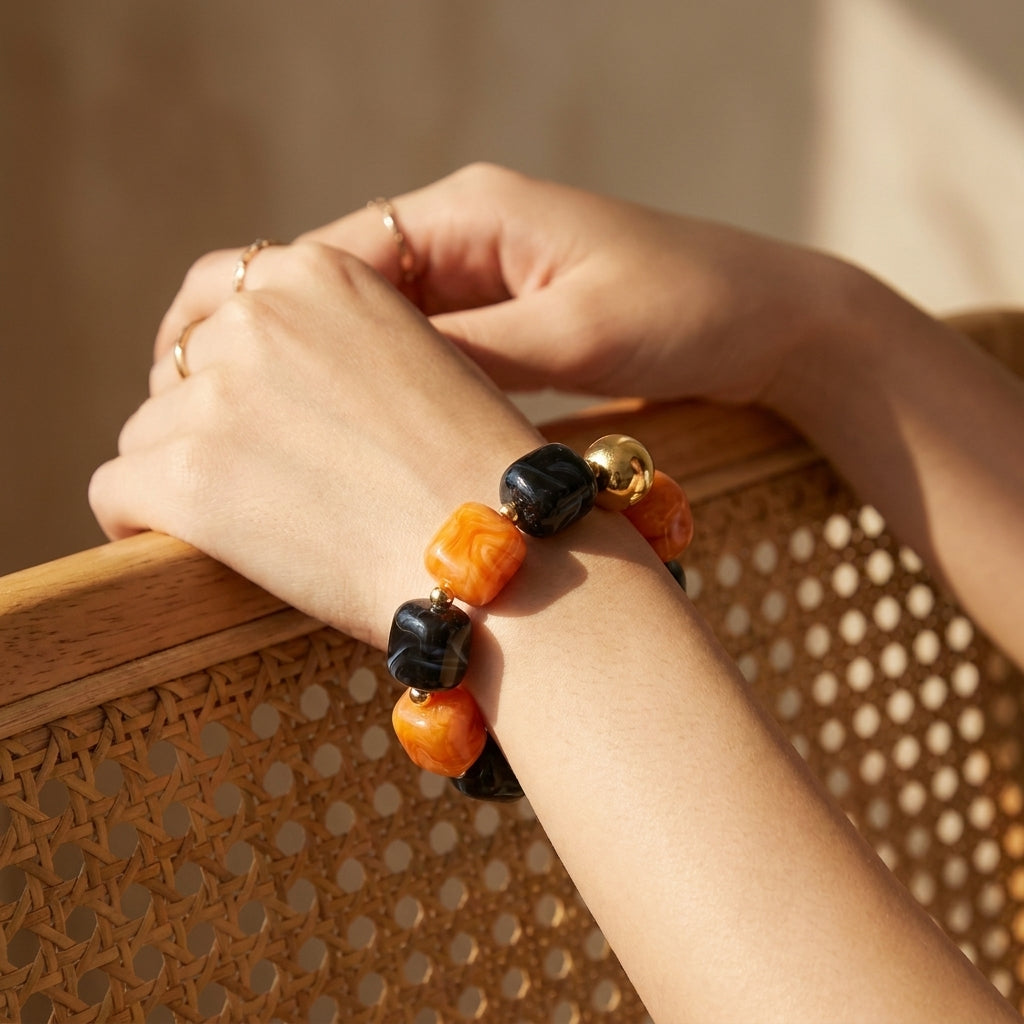Pompoen Schemering Halloween-grove armband