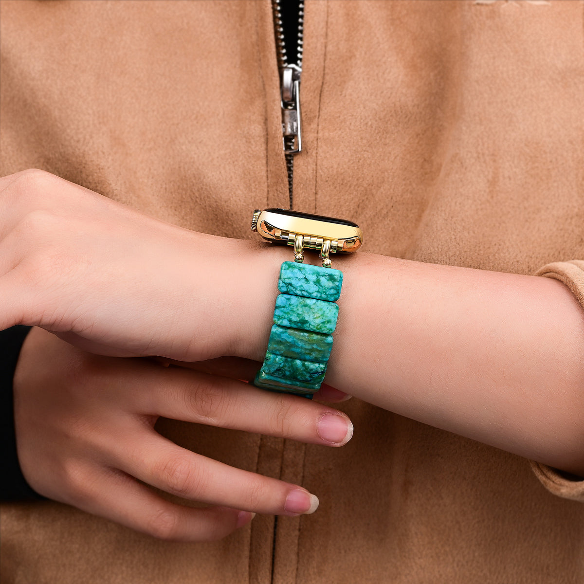 Jade Serenity Stretch Apple Watch-band