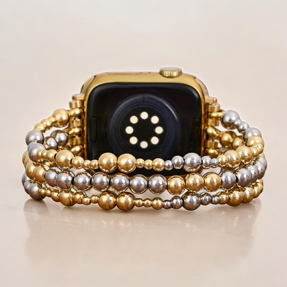 Sterling Gouden Stretch Apple Watch Bandje