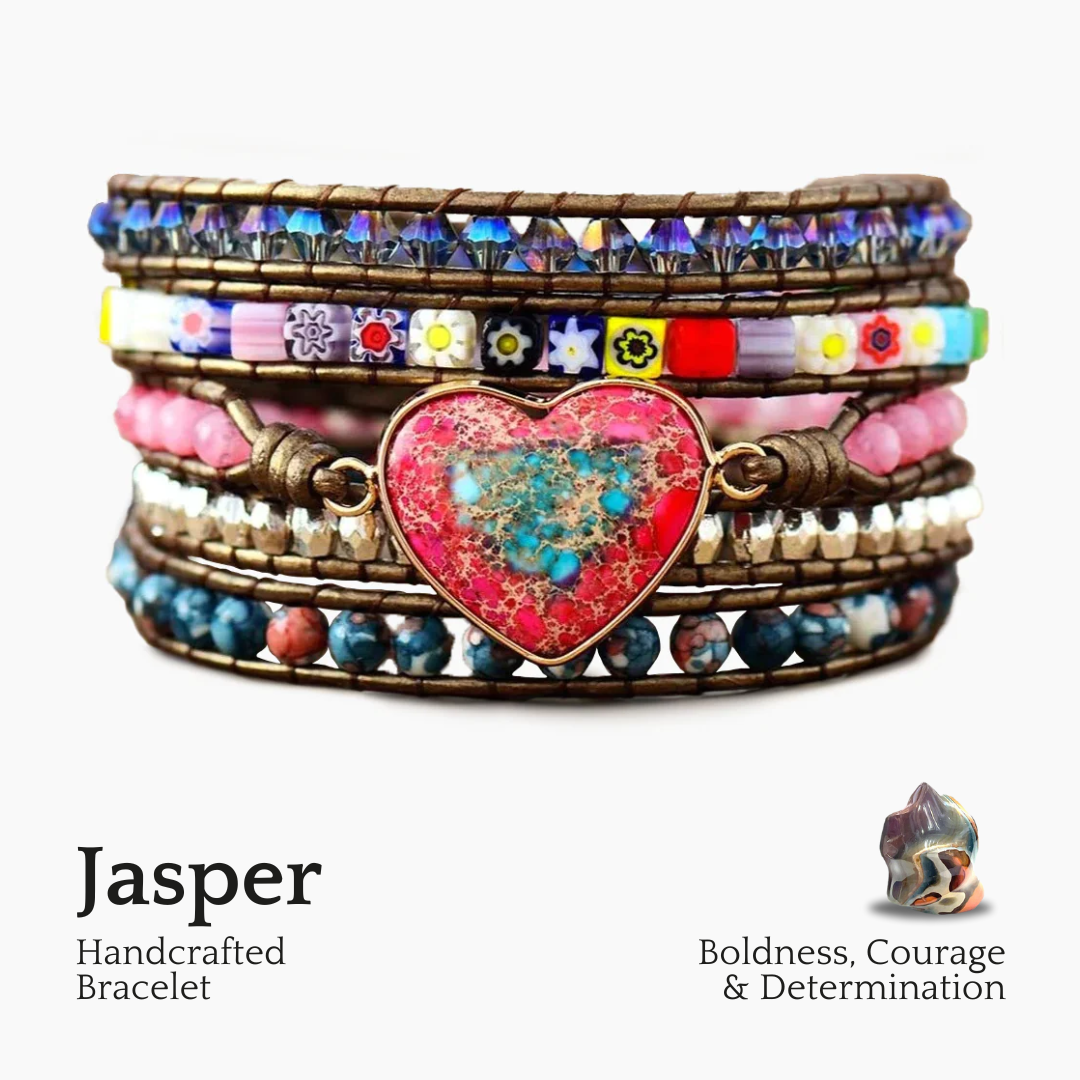 Love Warrior Beschermende Wikkelarmband