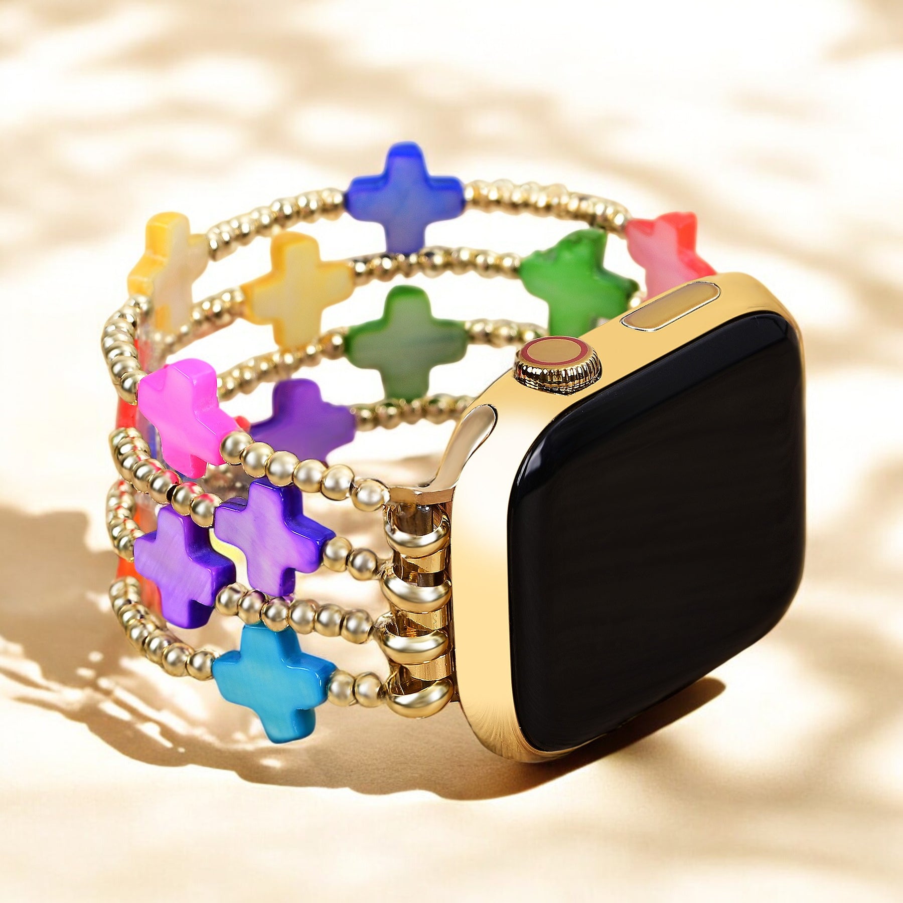 Chakra Cross Stretch Apple Watch-band