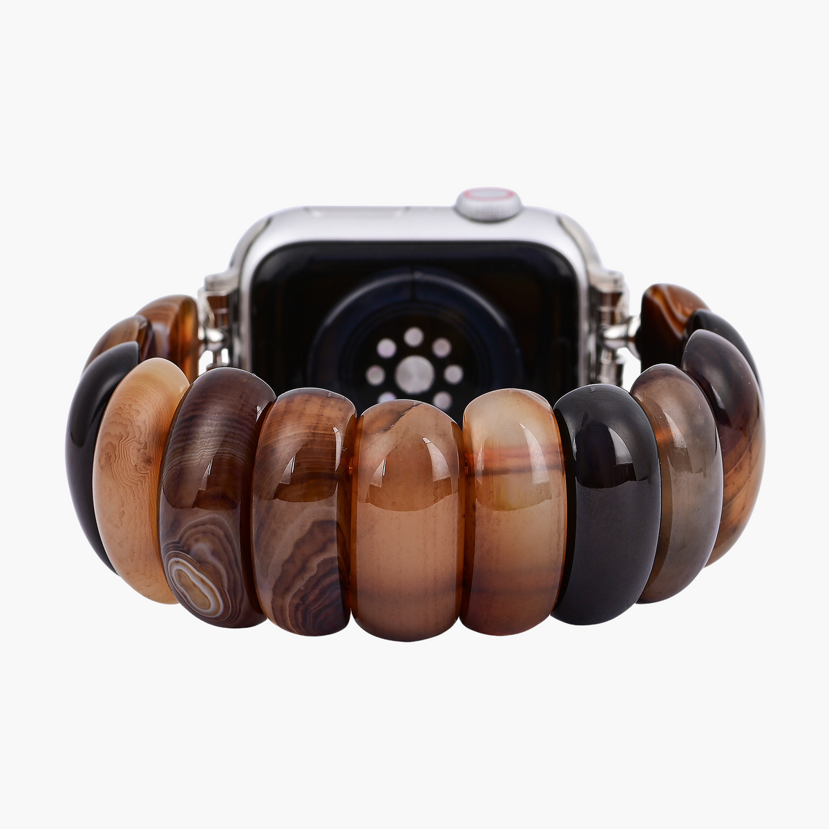 Earthly Ember Agaat Rekbare Apple Watch Band