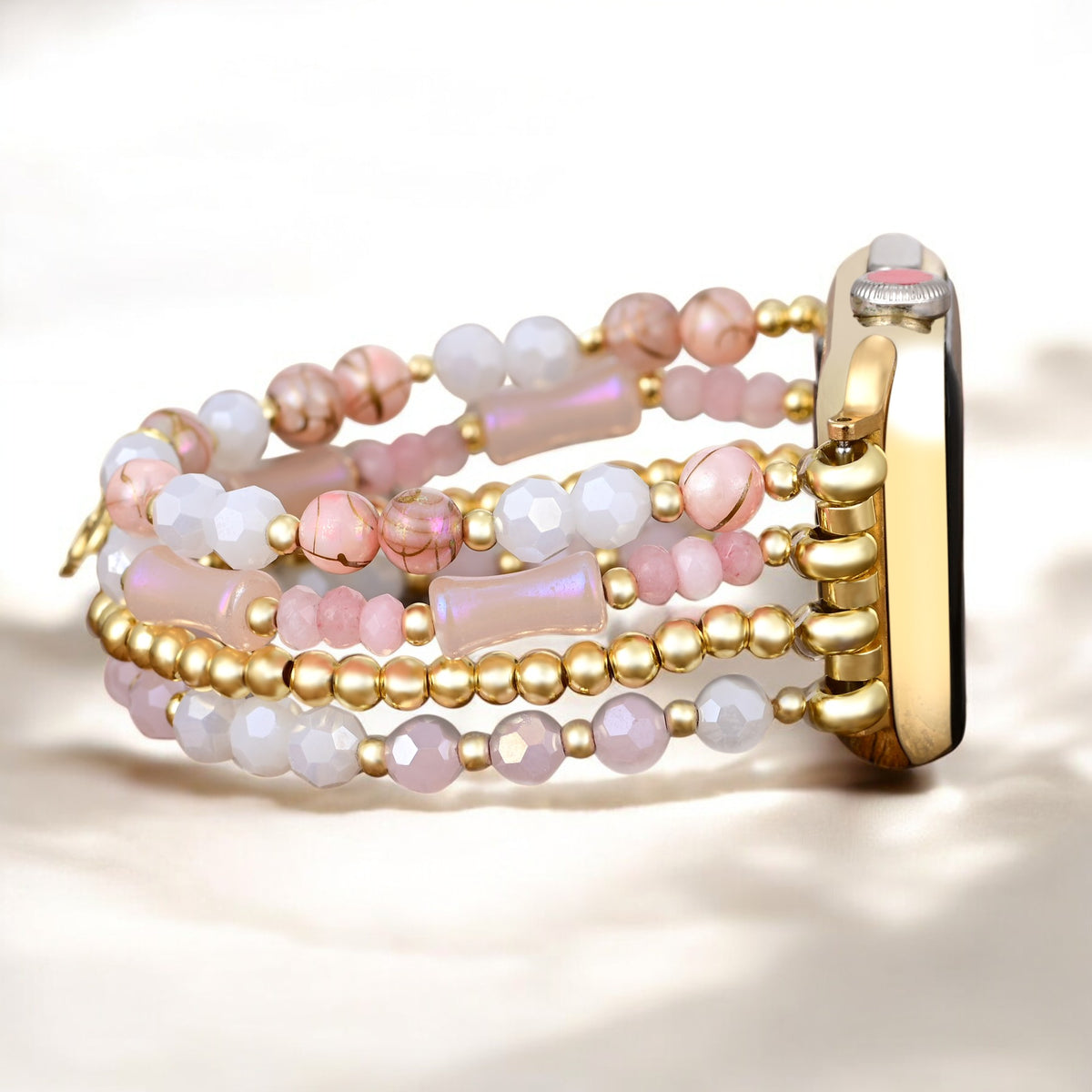 Valentijns Gouden Liefdes Stretch Horlogeband