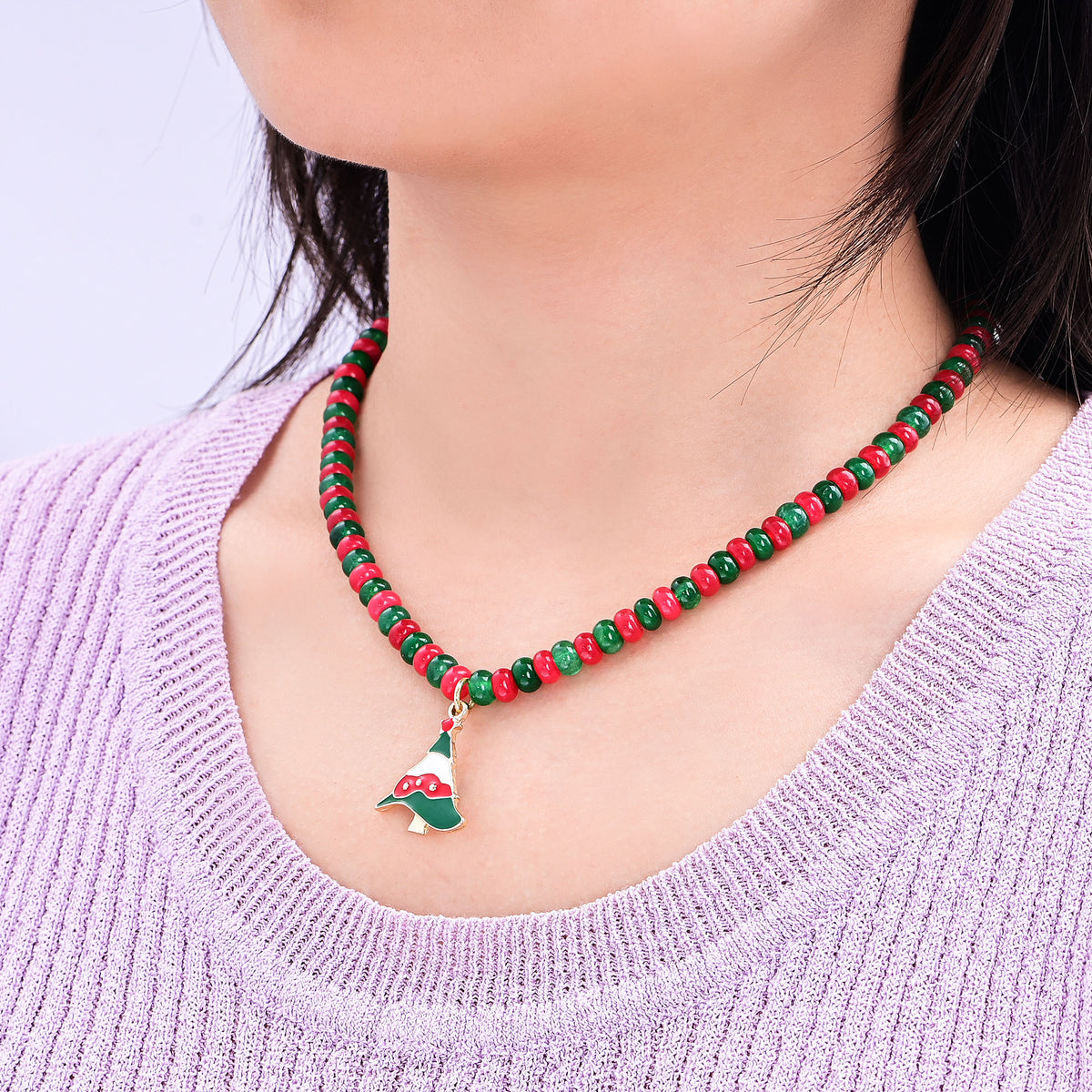 Kerstboom Gloed Ketting