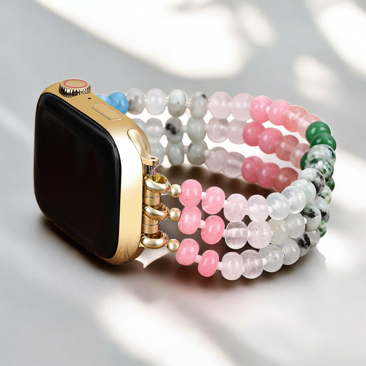 Pastel Dream Stone Stretch Apple Watch-band