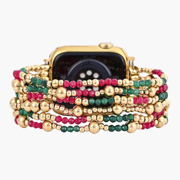 Kerstgloed Stretch Apple Watch Band