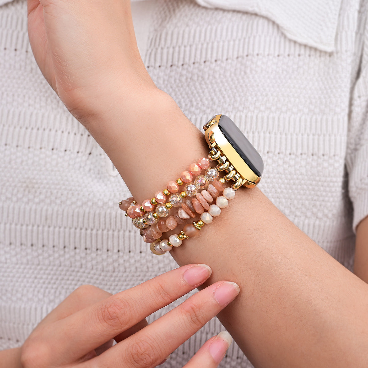 Sunstone Serenity Apple Watch-bandje