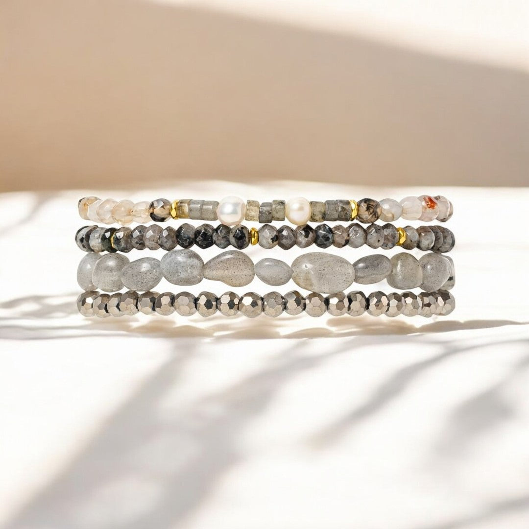 Labradoriet Agaat Fusie Apple Watch Band