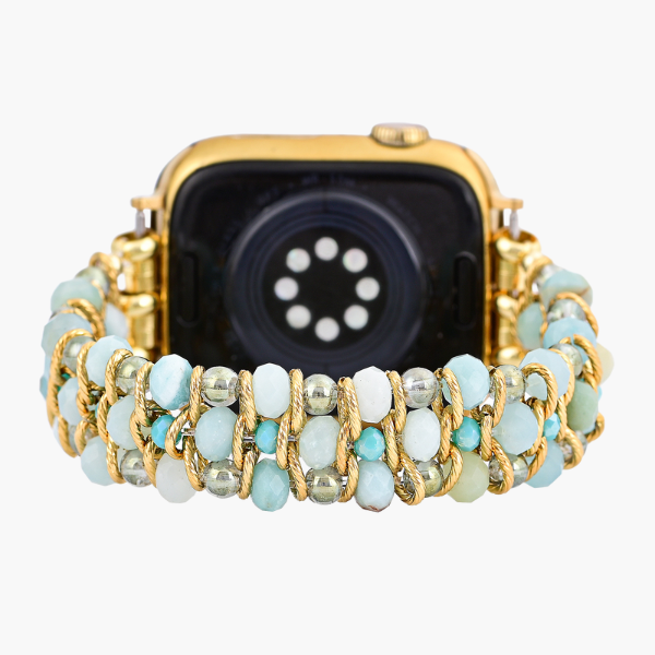 Amazoniet Droom Gevlochten Apple Watch Bandje
