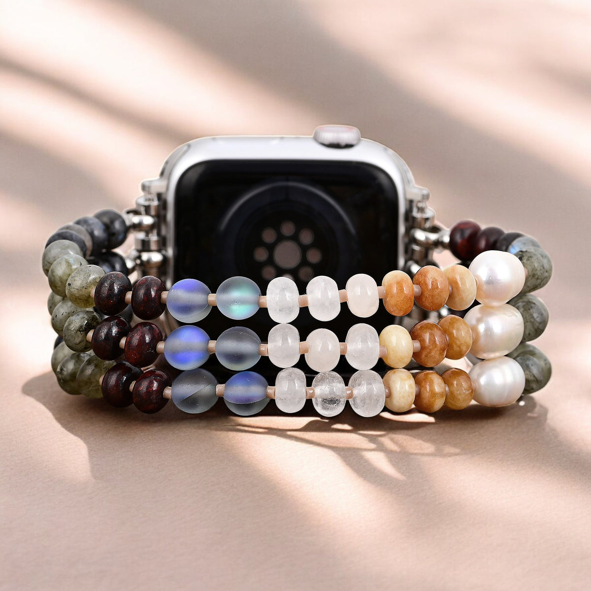 Tropische Aardsteen Stretch Apple Watch Band
