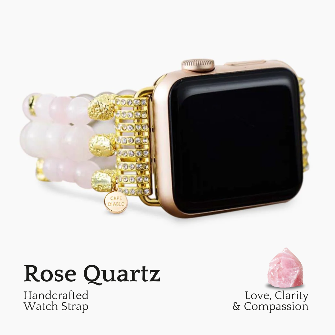 Rose Quartz Stretch Apple Watch Band