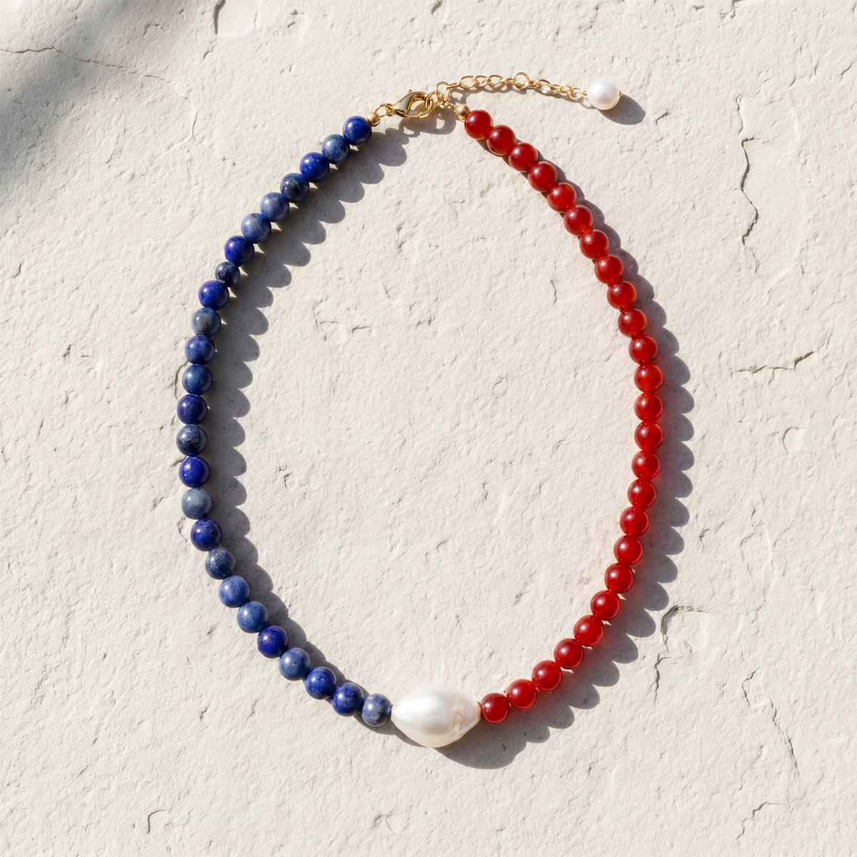 UK Britannia Parelketting met kralen