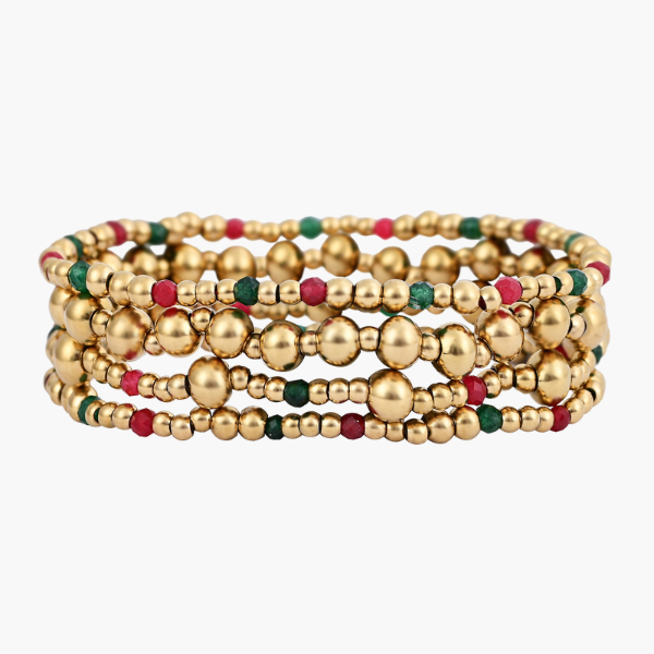 Kerst Gouden Magische Armband Set