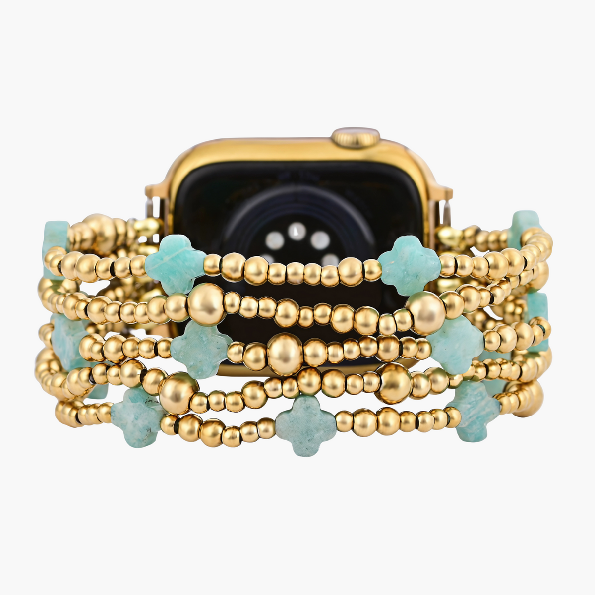 Serene Blue Cross Stretch Apple Watch Band