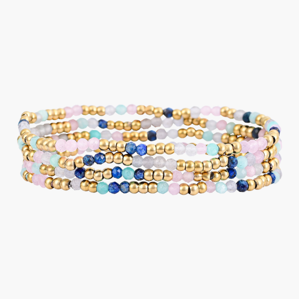 Juweel Lapis Amazoniet Armbanden Set