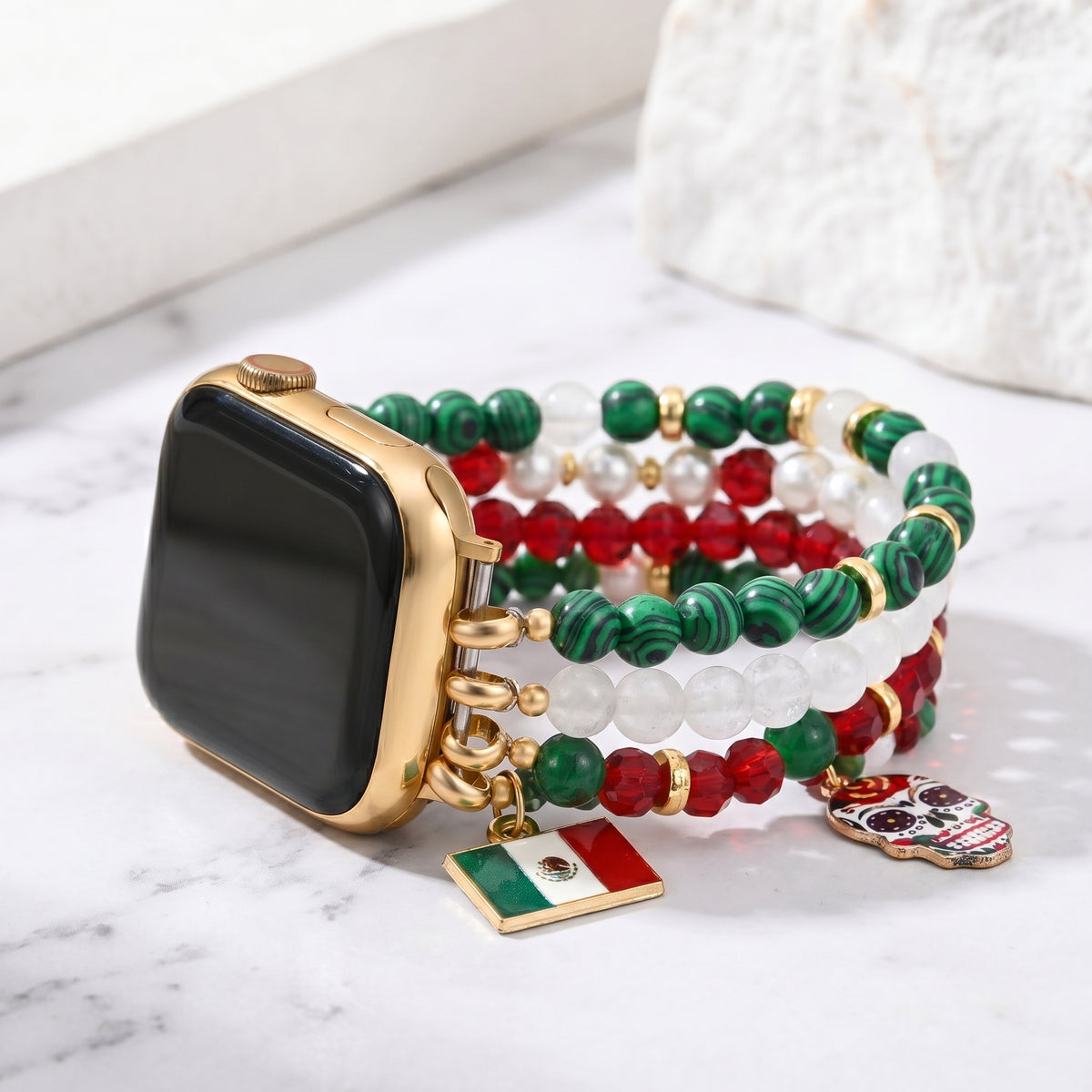 Viva México Stretch Apple Watch-bandje