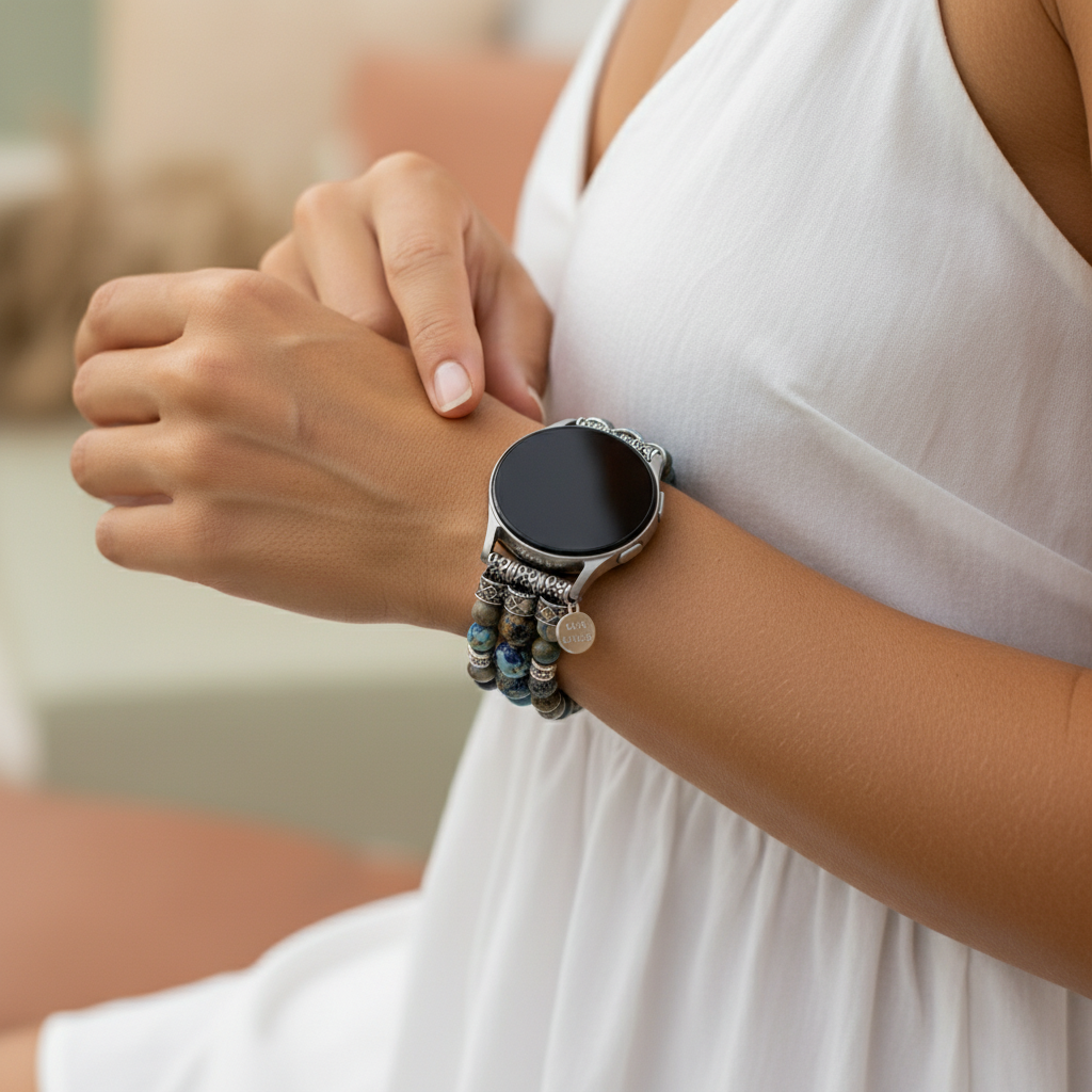 Imperial Jasper Elastische Samsung Galaxy Horlogeband