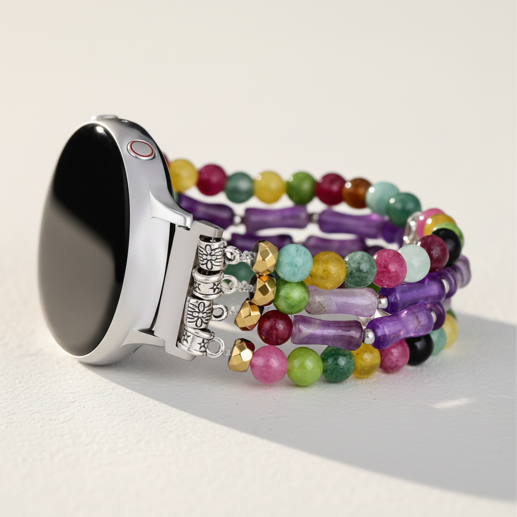 Mosaic Amethyst Samsung Galaxy Stretch Horlogeband