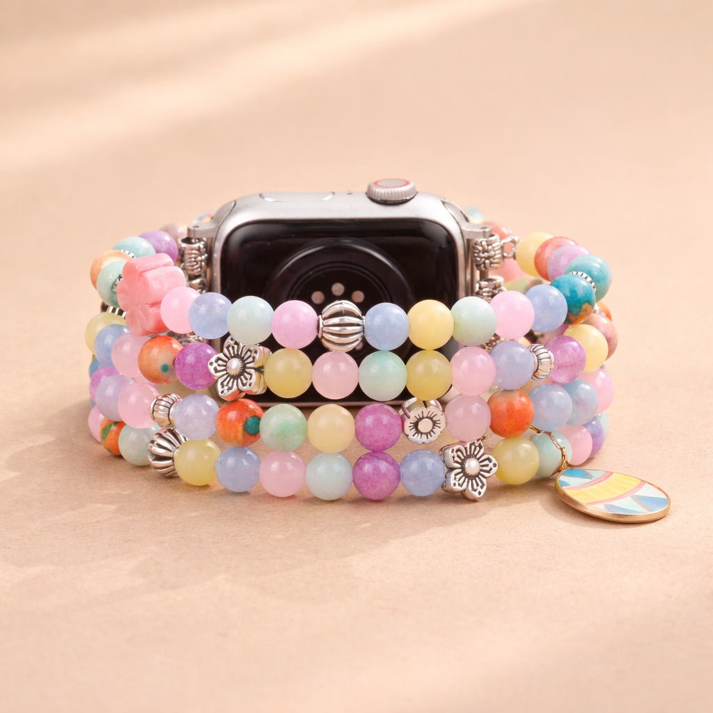 Paasbloesem Harmony Stretch Apple Watch-bandje
