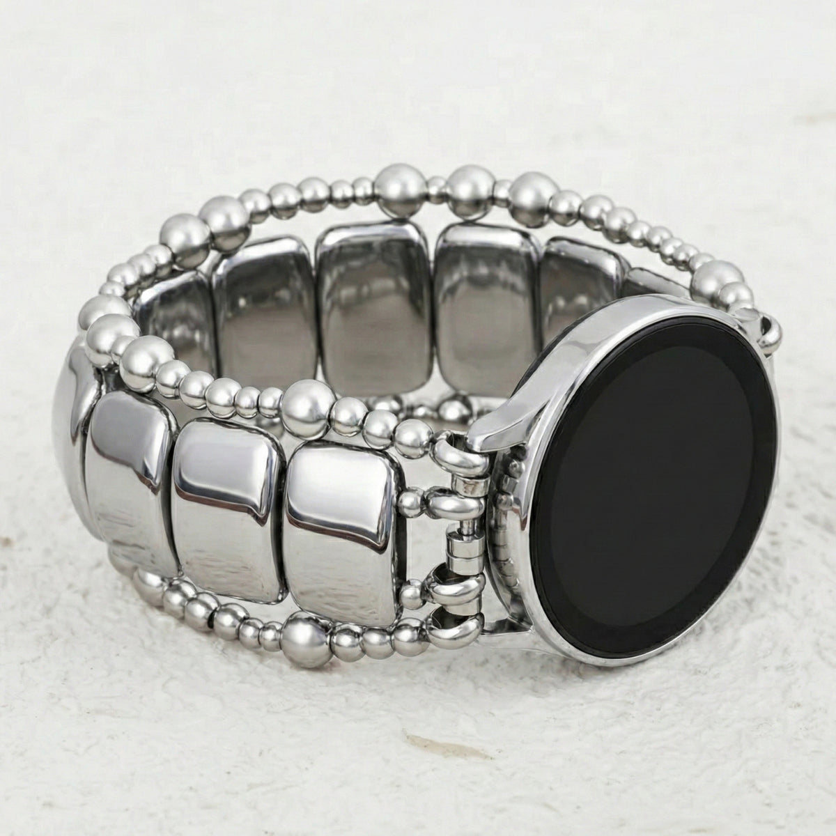 Platinum Noir Stretch Samsung Galaxy Horlogeband