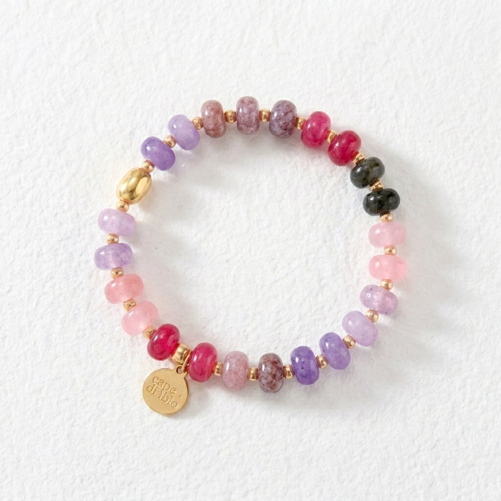 Berry Jade Bloom Armband