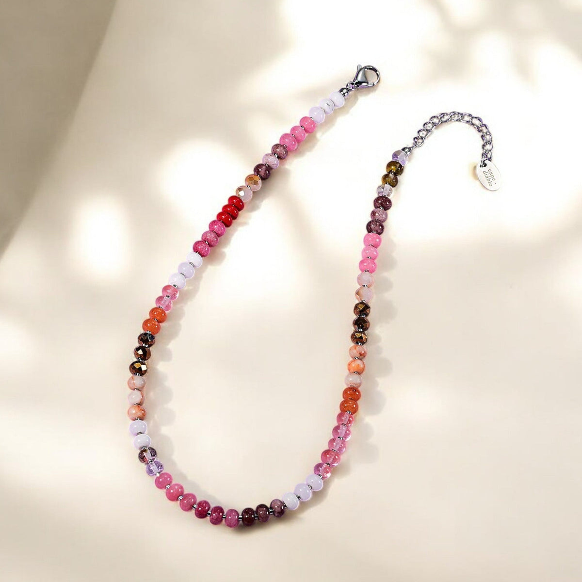 Ruby Blush Steen Ketting