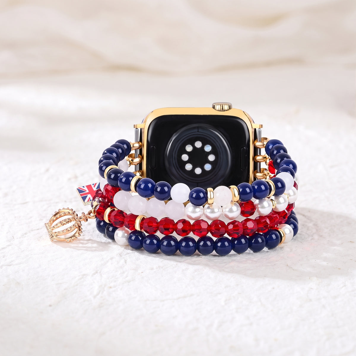 Royal Britannia Stretch Apple Watch-bandje