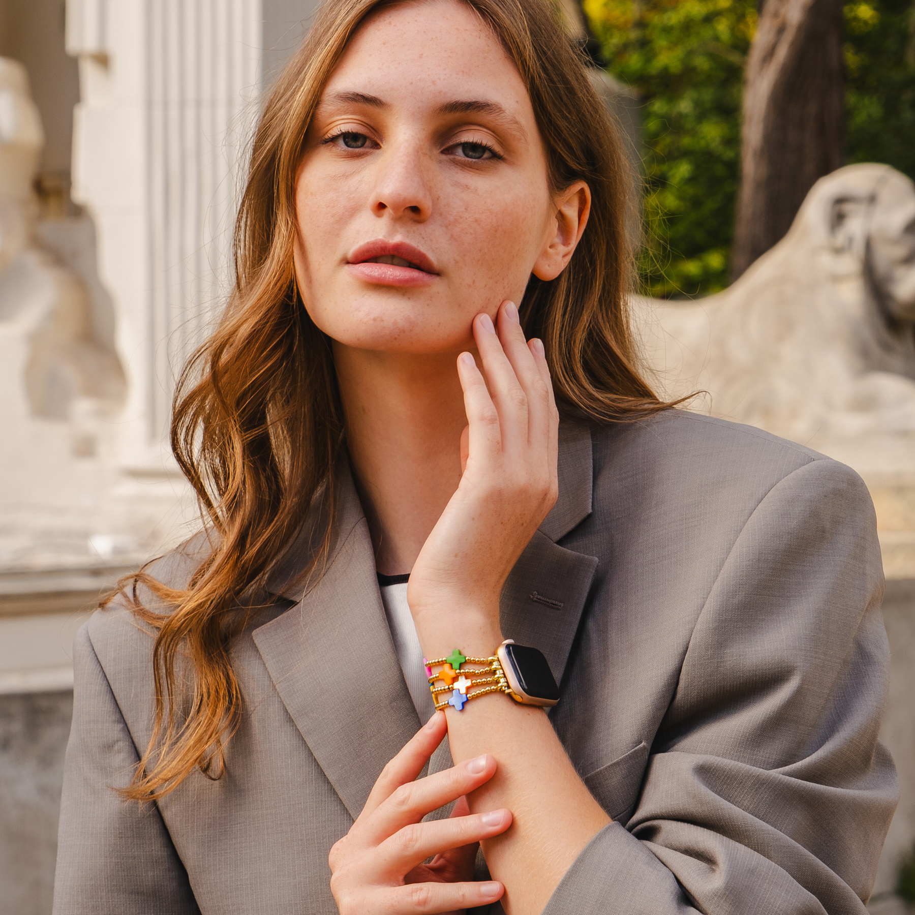 Chakra Cross Stretch Apple Watch-band
