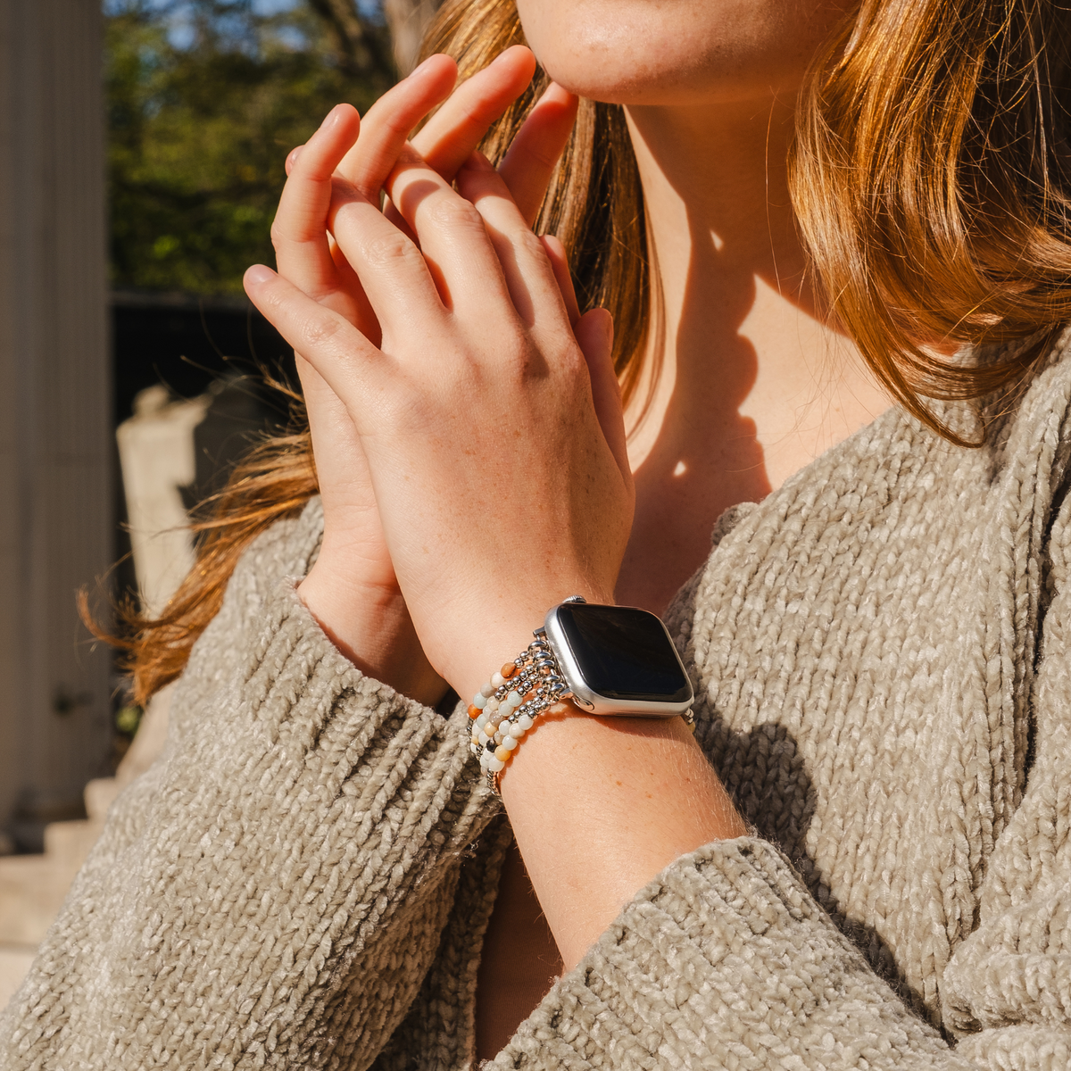 Amazoniet Briljantie Stretch Apple Watch Band