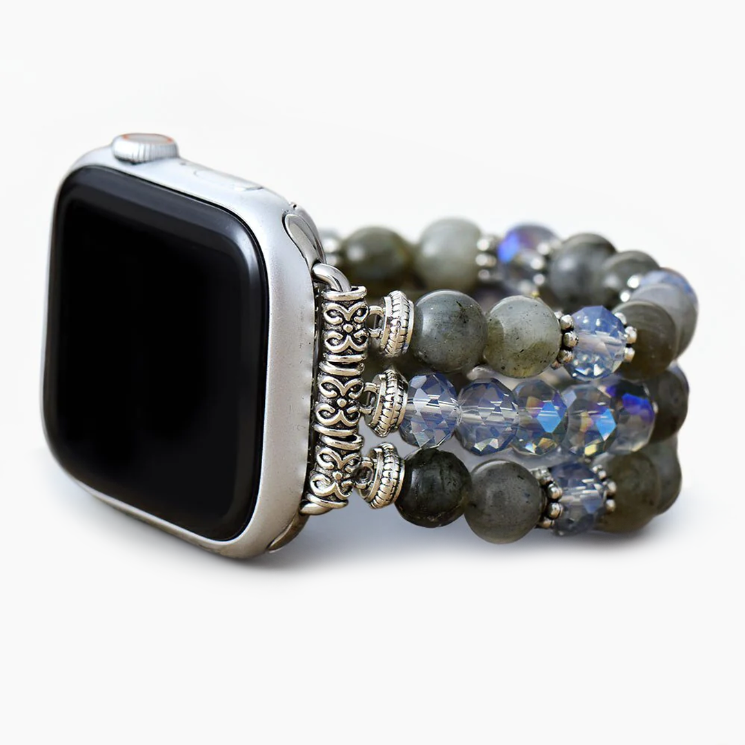 Agate Crystal Stretch Apple Watch-band