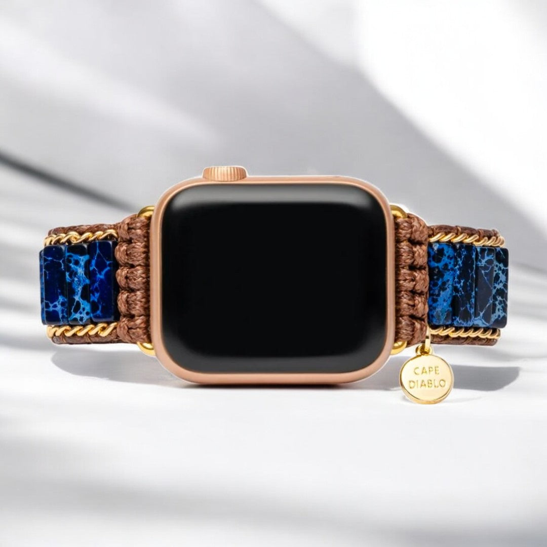Azure Jasper Apple Watch-bandje