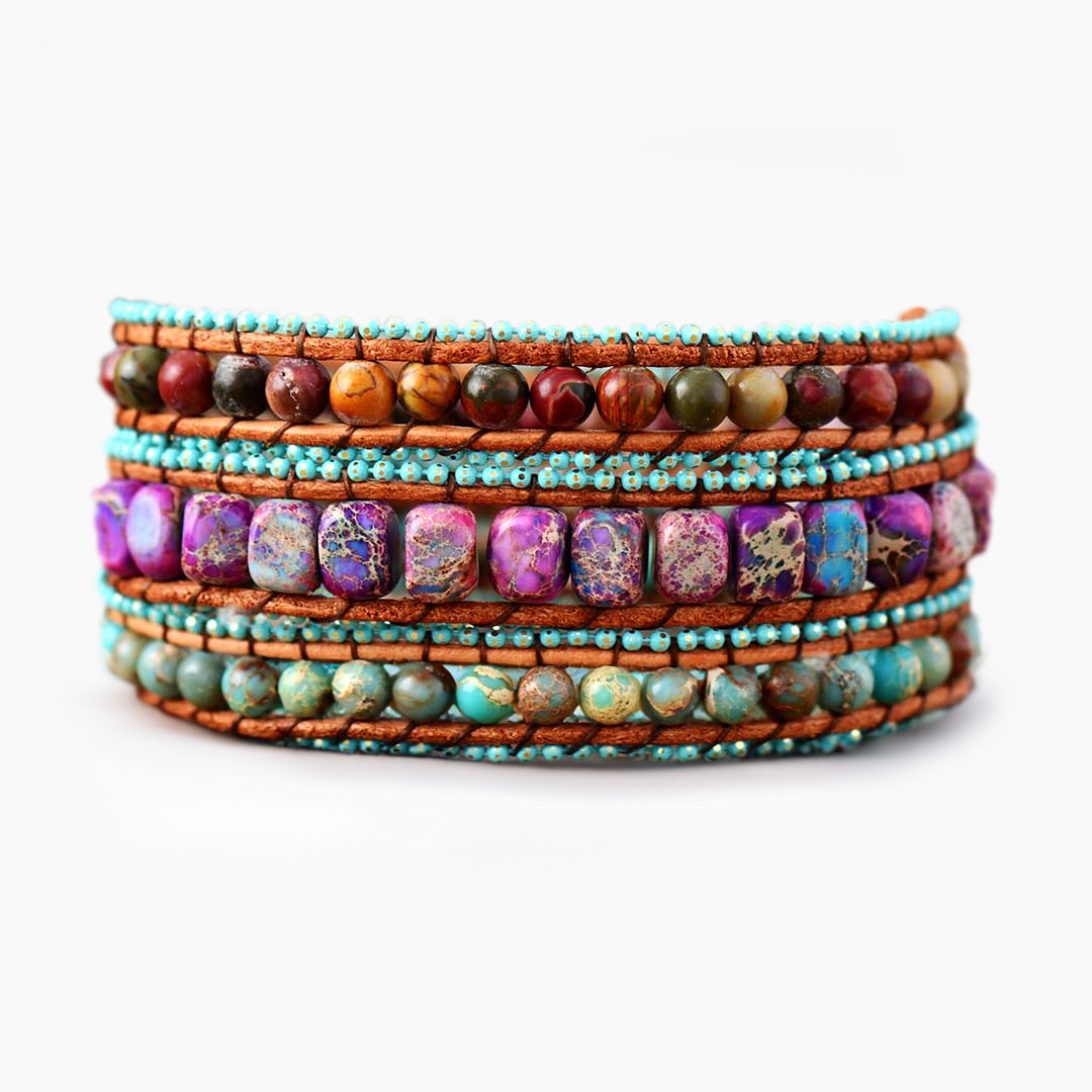 Bohemian Heart Wrap Armband