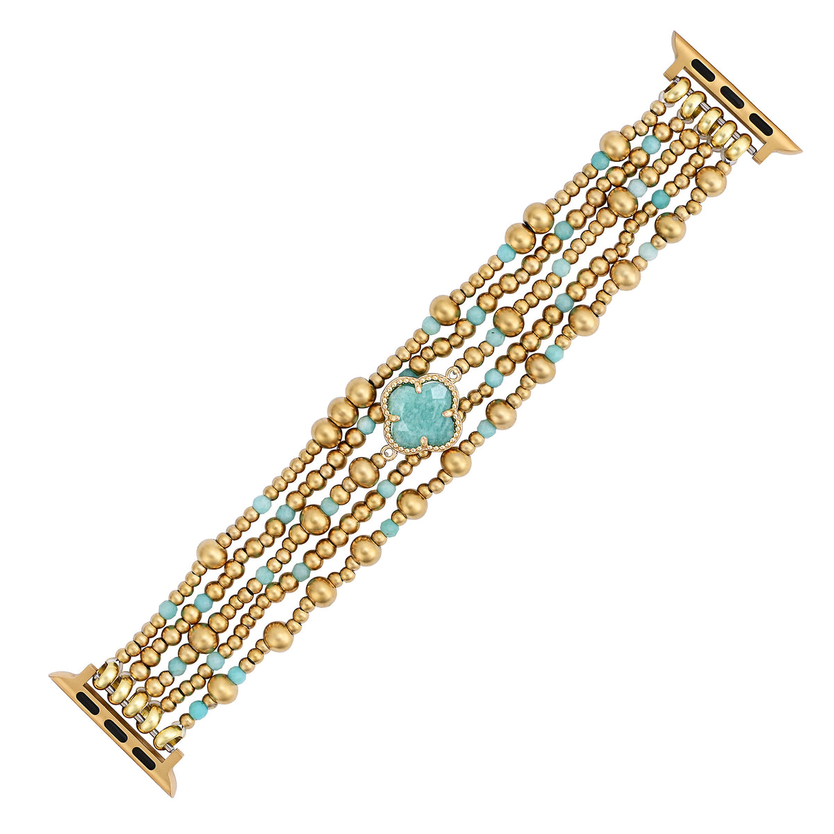 Healing Amazonite Delight Stretch Apple Watch Band