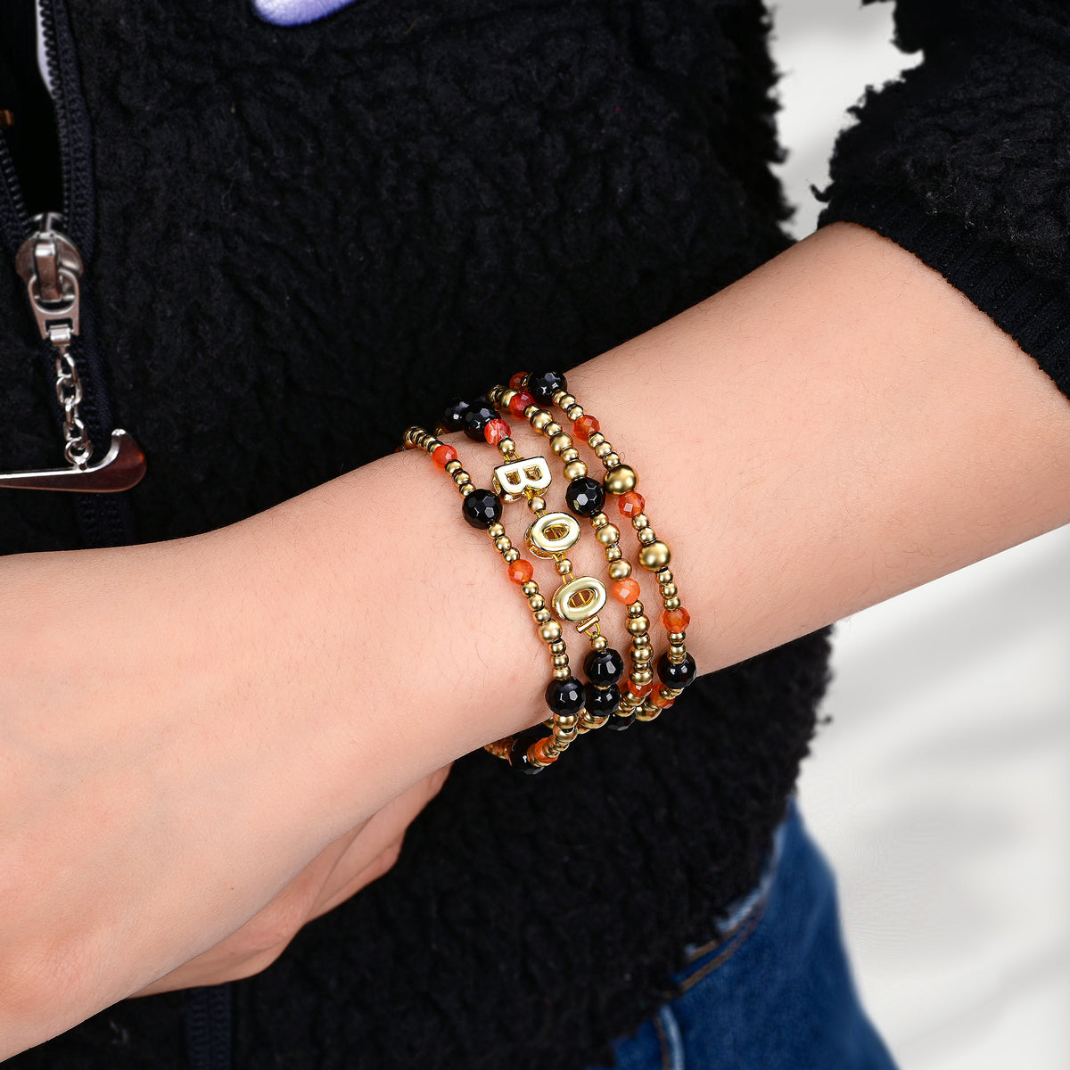 Halloween Griezelige Gloed Armband Set