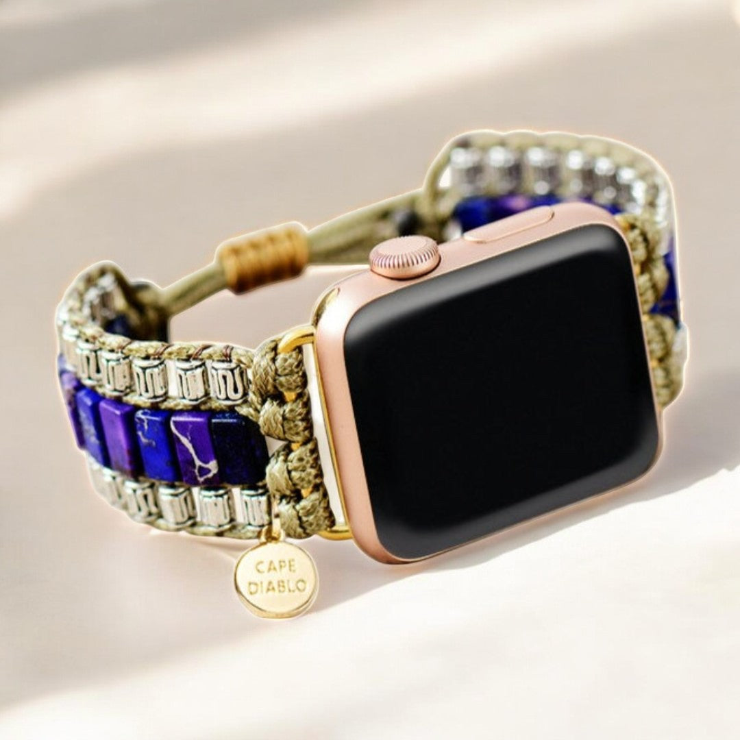 Goddelijke Lapis Paarse Apple Watch Band