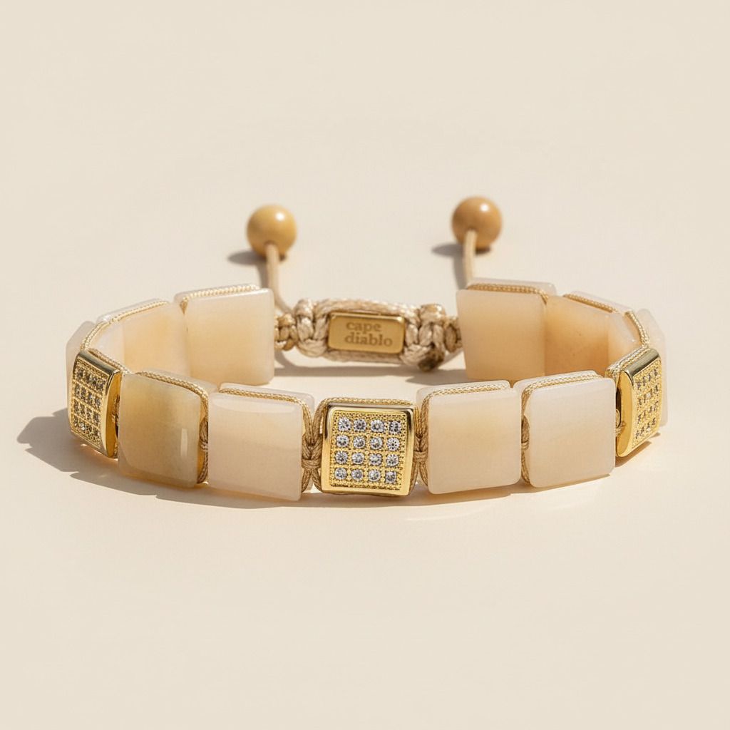 Heren Zonnesteen Armband